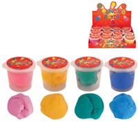 Plastic Barrel with Putty in assorted colours for  endless fun. Age 3+