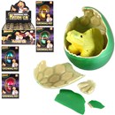 6cm hatching Dinosaur egg  Place in water for 48 hours and see the dinosaur  hatch out. Display box of 12.  Age 3+.