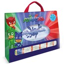 PJ Masks Stamp Splash. Includes 1 water felt-tip  pen, 1 magic water pad, 5 wood and rubber stamps.  Age 3+