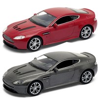 Aston Martin V12 Vantage Die Cast Car with pull  back and go feature. 2 assorted Age 3+