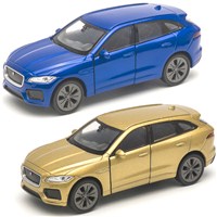 Jaguar F-Pace Die Cast Car with pull back and go  feature. 2 assorted Age 3+
