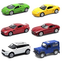 3 Inch scale assorted licenced models with  freewheeling action.  Diecast metal. Window boxed  in display box of 36.  Age 3+.