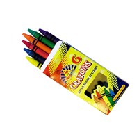 9cm wax crayons in extra bright colours.