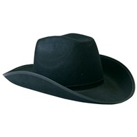 Adult size felt stetson with cord tie.