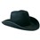 Adult size felt stetson with cord tie.