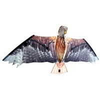 Brookite Red Kite made from polyester ripstop with fibreglass struts. Single line with 1 handle. For use in a light-moderate breeze (Bf 2-4). Dimensions (H) 47cm x  (W) 105cm. Recommended Age 3+