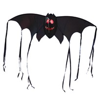 Brookite Spooky Bat Kite is made from spinnaker nylon with fibreglass struts. Single line with 1 handle. For use in a light-moderate breeze (Bf 2-4). Dimensions (H) 46cm x  (W) 150cm. Recommended Age 3+