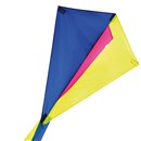 Classic single line cutter kite made from  spinnaker nylon with fibreglass spars.  72 x 56cm.  Recommended age 3+.  Assorted colours.