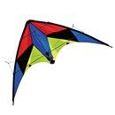 Dual line sport kite - incredibly speedy and  reactive, made from spinnaker nylon with  fibreglass spars.  117 x 66cm.  Recommended age  8+.