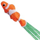 Clown fish design windsock made from durable  nylon, ideal for use with windsock pole.  Comes  with swivel attachment.  Length 135cm. Age 3+