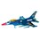 19cm diecast jet with pull back and go action  wheels and air force detail.  Age 3+.