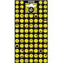 10cm x 20cm Sheet of Stickers with can assortment of smiley faces. Great for applying to school books, craft projects and much much more. Age 3+