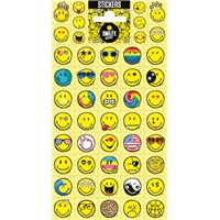 10cm x 20cm Sheet of Stickers with an assortment of smiley faces. Great for applying to school books, craft projects and much much more. Age 3+