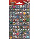 10cm x 20cm Sheet of Square Stickers with characters from Power Rangers. Great for applying to school books, craft projects and much much more. Age 3+