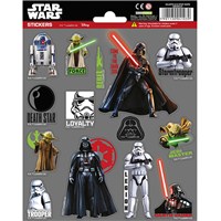 15cm x 20cm Sheet of shaped Stickers with Star Wars Characters. Great for applying to school books, craft projects and much much more. Age 3+