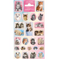 10cm x 20cm Sheet of various cat Stickers. Great for applying to school books, craft projects and much much more. Age 3+