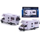 1:48 Scale detailed motorhome with opening door  and free wheel action.  Length 18cm.  Diecast  metal and plastic parts.  2 Assorted.  Age 3+.