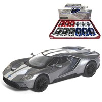 2017 Ford GT Die Cast Car with pull back and go  feature. 4 assorted Age 3+