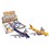 19cm diecast metal jumbo jet with pull back and  go action and uplift door feature.  Display box  of 6 assorted.  Age 3+.