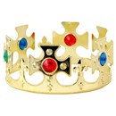 Beautiful (expensive looking!) crown with jewels.  3 Size notches to fit children and adults.  Age  3+.