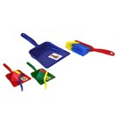 22cm dustpan and brush - 3 assorted.  Age 3+.