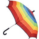 Rainbow striped children's umbrella.  3 Assorted.  Age 3+.