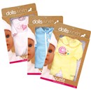 8 assorted high quality handmade outfits to fit up  to 18" dolls.  Age 18m+.