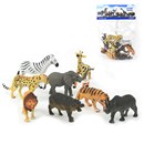 8 assorted plastic Jungle Animal figurines. Age  3+