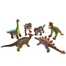 6 assorted soft touch dinosaurs (32 - 37cm). 18pcs per cdu. 3yrs+