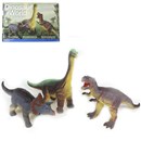 Pack of 3 soft touch Dinosaurs. 3 years +