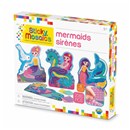 ***NEW FOR 2019***Mosaic by numbers! Follow the easy number coding system to apply the self adhesive shaped foam tiles to the template and create beautiful mermaid mosaic's. Set includes 4 designs to decorate, with 2072 sticky tiles. 5yrs+