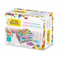***NEW FOR 2019***Mosaic by numbers! Follow the easy number coding system to apply the self adhesive shaped foam tiles and create a beautiful Butterfly jewelry box. Set includes jewelry box to decorate, with 820 sticky tiles. 5yrs+