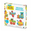 ***NEW FOR 2019***Follow the simple colour coding system to apply the self adhesive shaped foam tiles and create fun vehicle mosaics. Set includes 4 designs to decorate, with 509 sticky tiles. 3yrs+