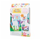 ***NEW FOR 2019***Mosaic by numbers! Follow the easy number coding system to apply the self adhesive shaped foam tiles to the template and create beautiful unicorn mosaic's. Set includes 3 designs to decorate, with 588 sticky tiles. 5yrs+