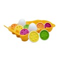 eggster count & match eggs are educational toys for babies & young children for imaginative everyday play! Great for assisting your child in developing fine motor skills & hand eye co-ordination. Also great for assisting your child’s shape & colour foundation skills. The product contains a batch of 6 numbered eggs. age 10 months+