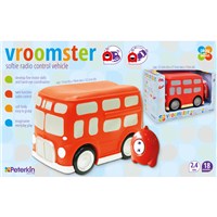 vroomster soft rc double decker bus