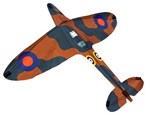 NEW FOR 2020! Brookite Imperial War Museum licensed Spitfire single line fun kite, made from ripstop polyester. 60 x 70cm. Ages 3+