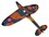 NEW FOR 2020! Brookite Imperial War Museum licensed Spitfire single line fun kite, made from ripstop polyester. 60 x 70cm. Ages 3+