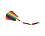 NEW FOR 2020! Single line 54 x 36 cm rainbow foil kite made from ripstop polyester. 54 x 36cm. Age 3+